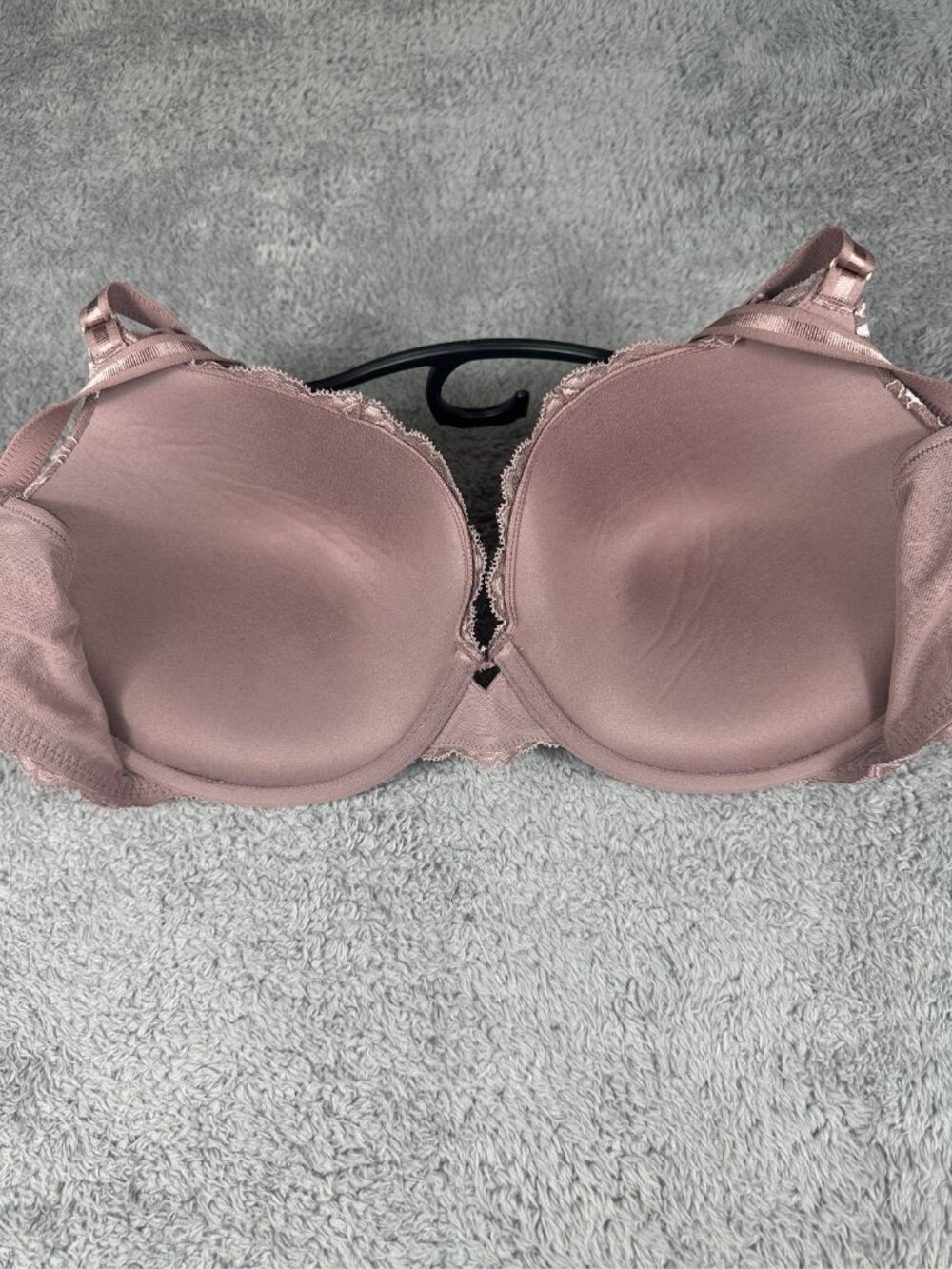 Joyspun Women's Lace Push Up Bra Underwire Padded Plum Purple Size 40D - Picture 5 of 7